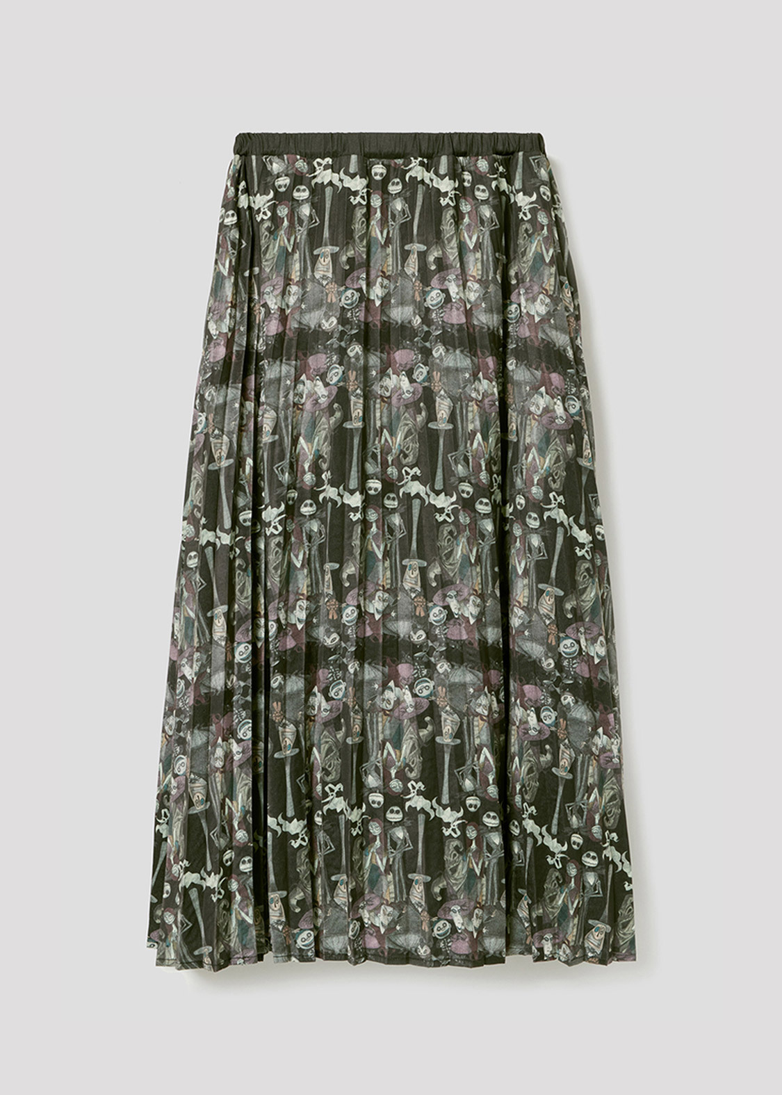 【追加予約】Graniph xDisney Nightmare Before Christmas人像圖案百褶裙