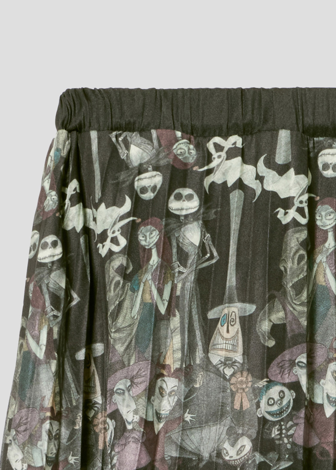 【追加予約】Graniph xDisney Nightmare Before Christmas人像圖案百褶裙