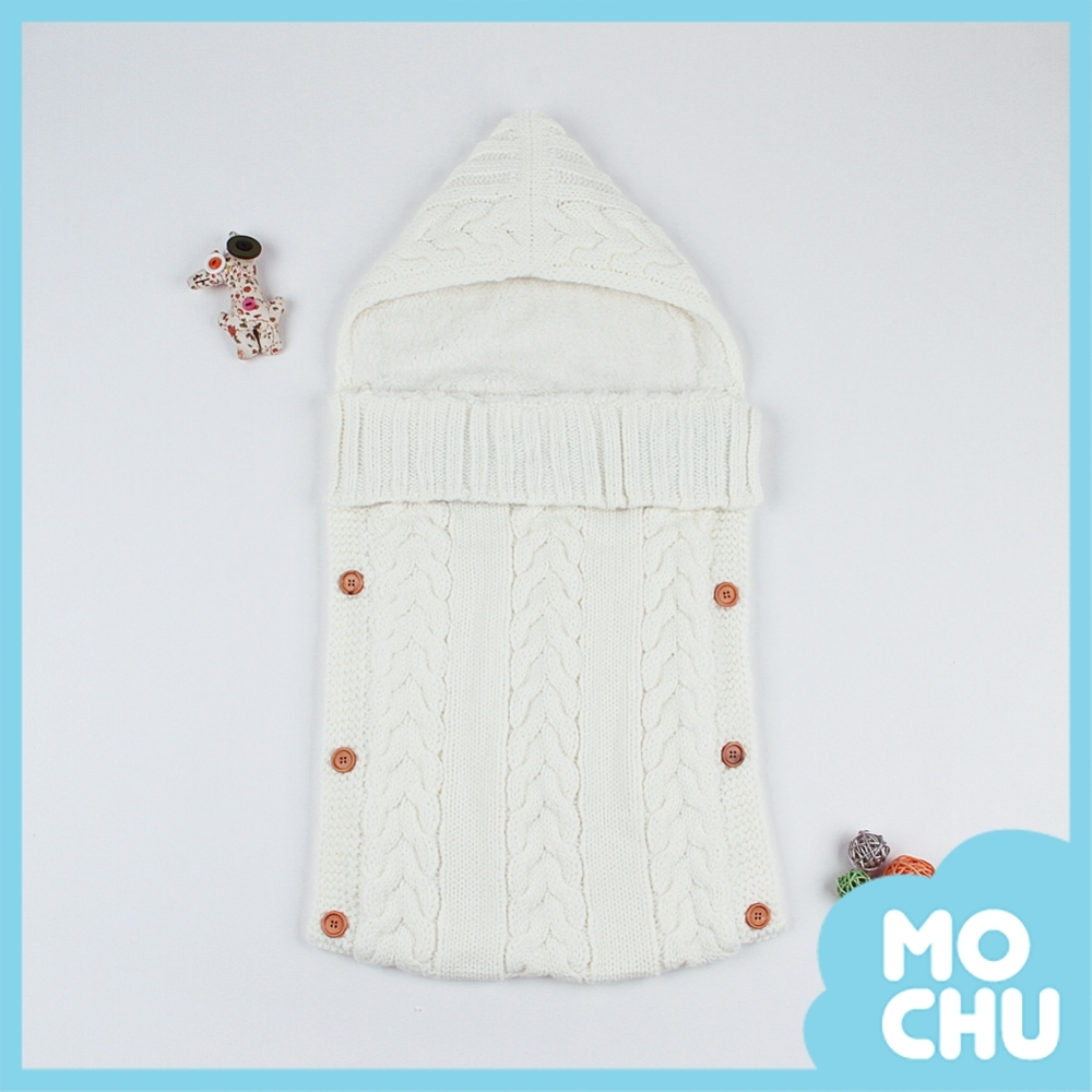 純色加絨加厚針織抱被(三色)