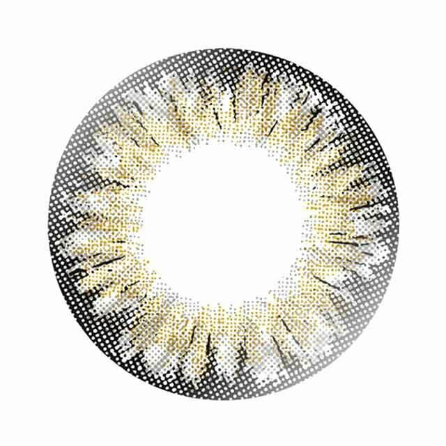 [0度]  Dope wink 1 MONTH Ernest Gray 月拋彩妝隱形眼鏡｜每盒2片