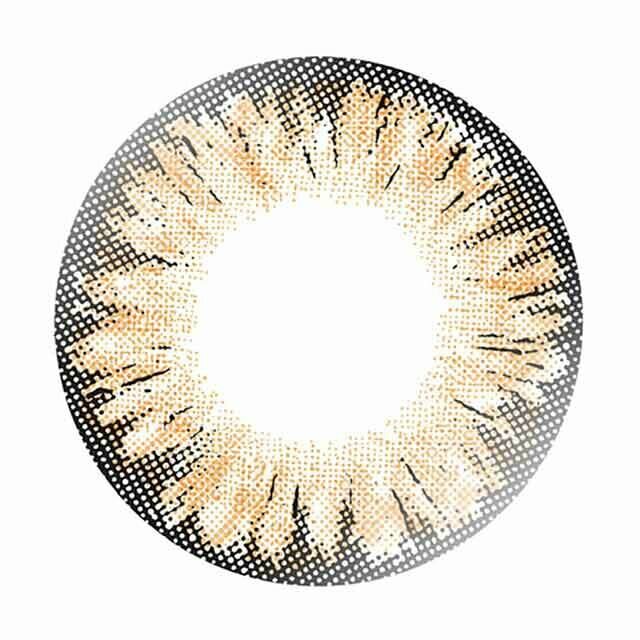 [近視] Dope wink 1 MONTH Shiny Hazel 月拋彩妝隱形眼鏡｜每盒1片