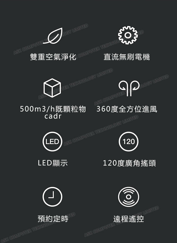 Japan TSK 32-inch fan air purifier foldable floor-to-ceiling bladeless fan (P2606)