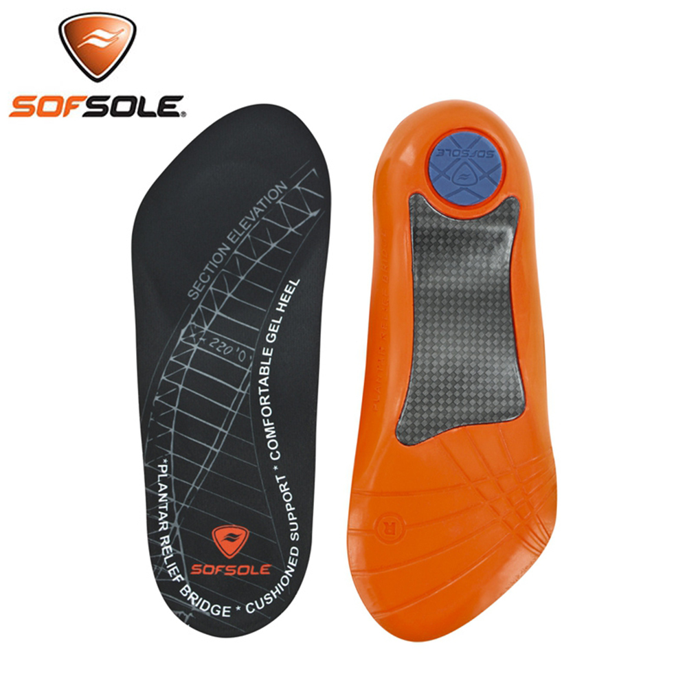 SOFSOLE 美國 S1339 PLANTAR FASCIA 筋膜舒緩鞋墊 減震/緩解足底筋膜壓力/運動使用 48S1339