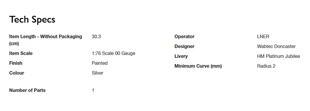 Hornby R40356A HO規 英國女王伊麗莎白二世, 白金禧年客車廂, 車號ER0022
