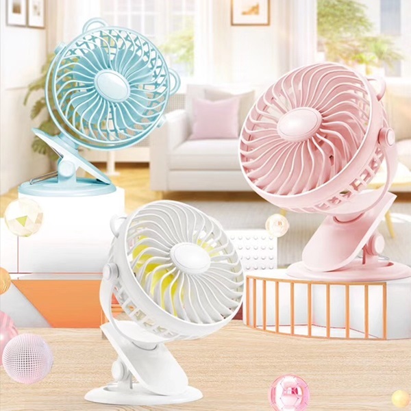 韓國JK 新款多功能夾子風扇迷你便攜式手持靜音夾扇嬰兒車夾子小風扇 (J0789)
