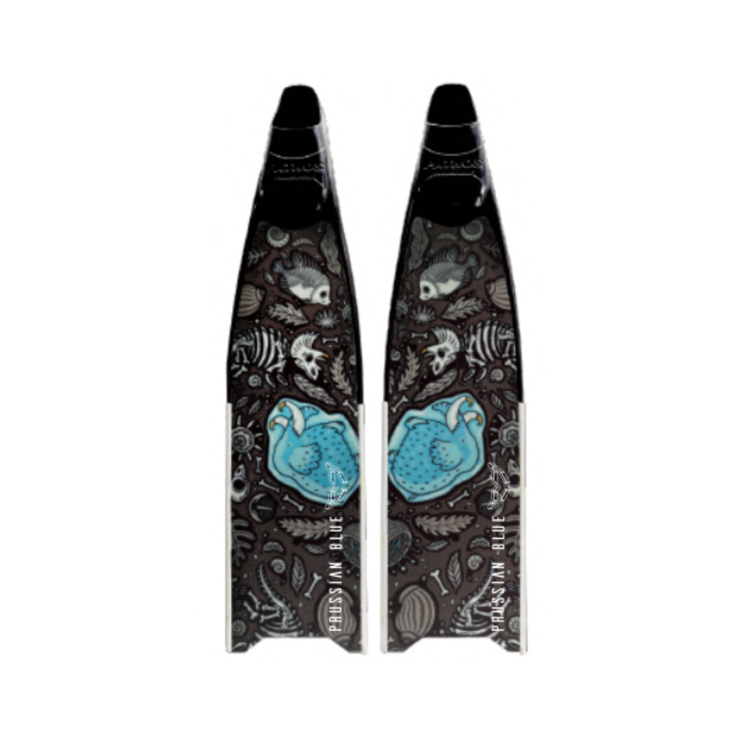 ▲2020 普魯士藍 玻纖紋理板 化石