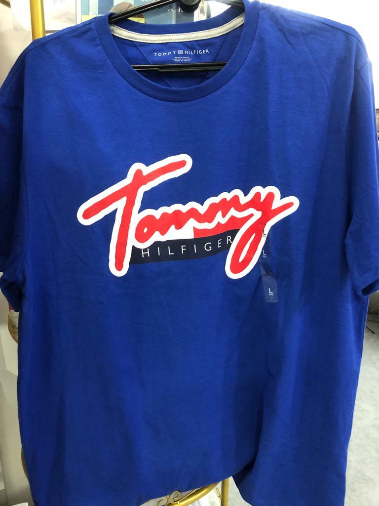 [S] TOMMY HILFIGER MEN'S WEAR TEE SHIRT,BLUE, 78J4102-402 (STH98)