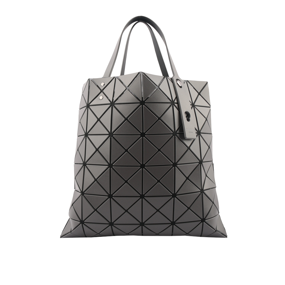 【ISSEY MIYAKE三宅一生】BAO BAO LUCENT MATTE 6X6 啞光霧面手提包(岩灰色)