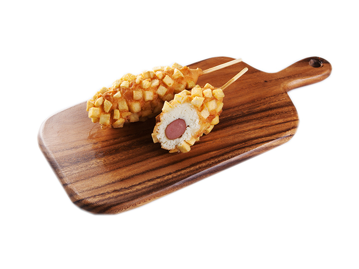 【OKDU】韓國粒粒薯仔香腸熱狗135g'4