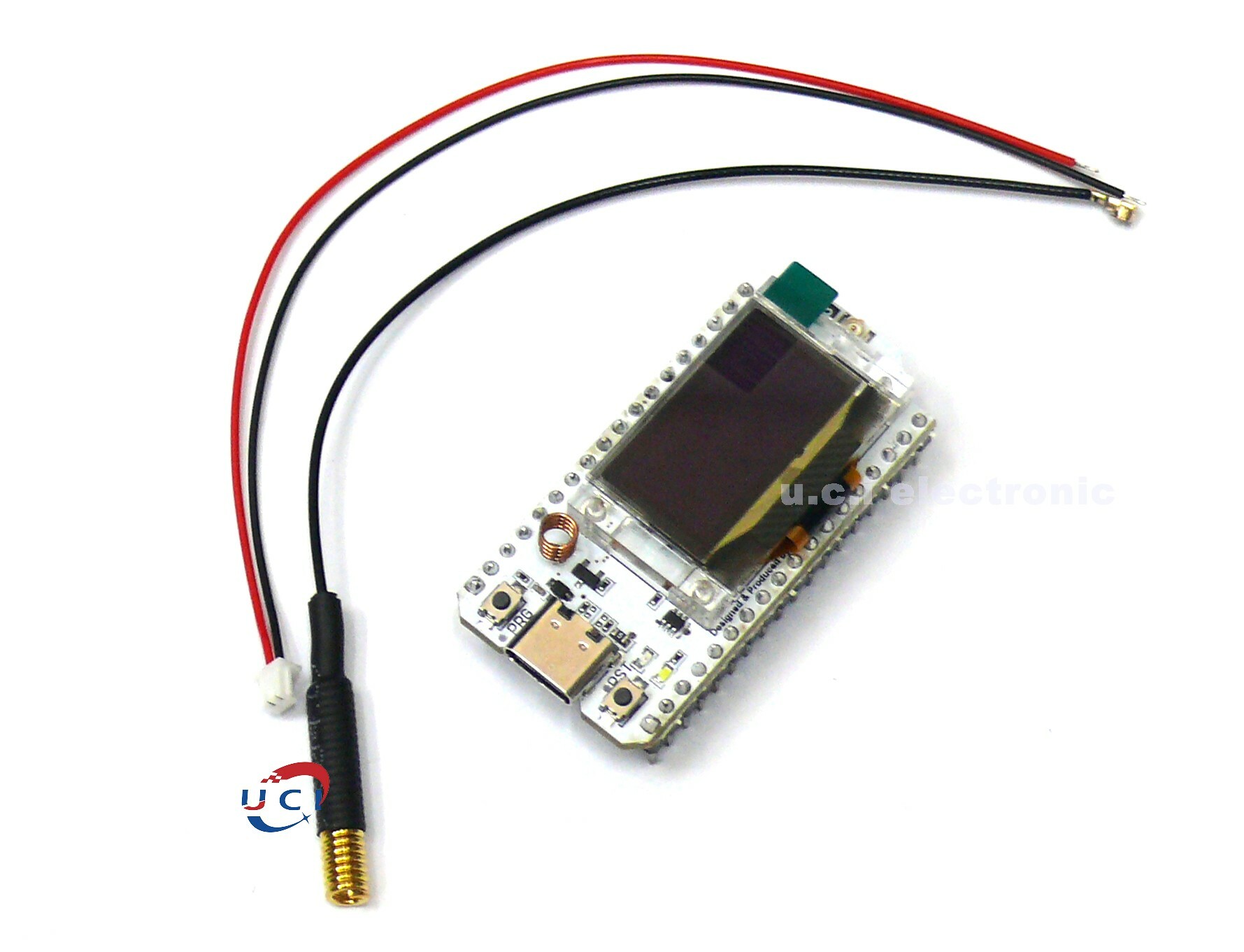 【UCI電子】(10-2) 物聯網開發板 SX1262/ESP-32OLED顯示WIFI藍牙LoRa