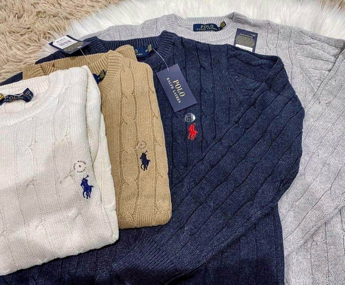 Knit on sale sweater polo