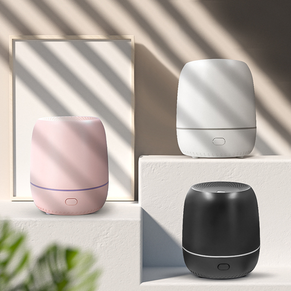 【Les nez】Ultrasonic Aurora Aroma Water Oxygen Machine (four colors in total) - Fragrances - Other Materials Pink