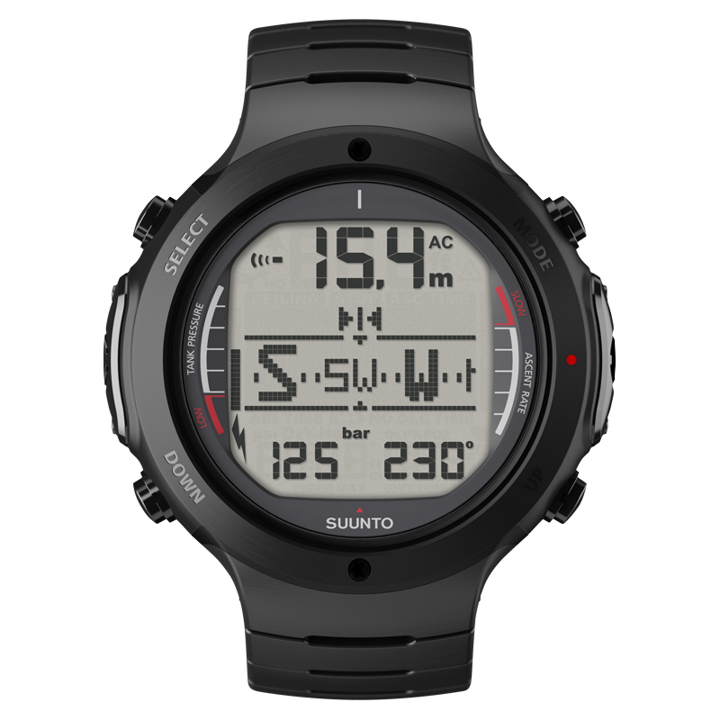 SUUNTO - D6i ALL-BLACK STEEL / 全黑金屬帶