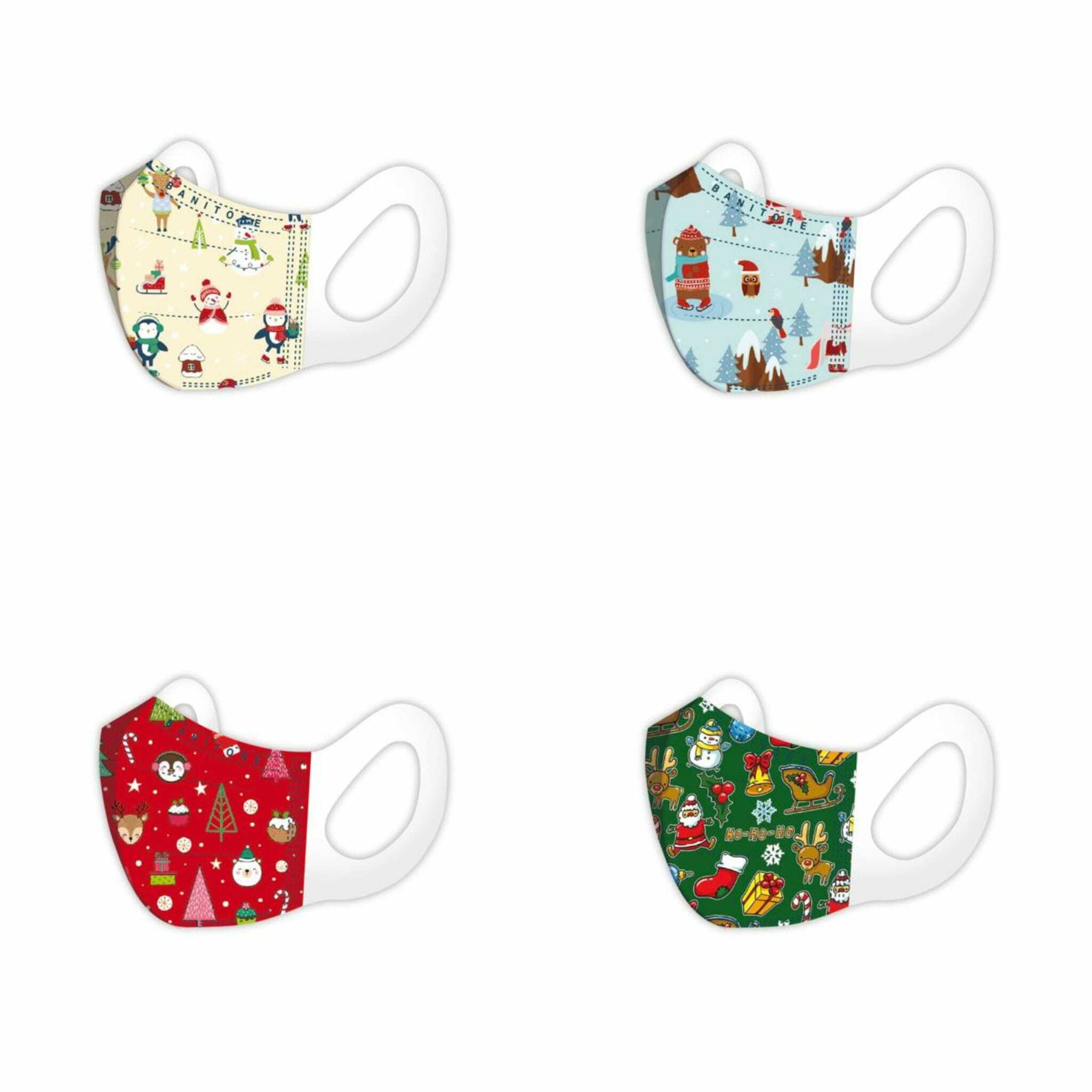 3D便利妥護理聖誕口罩