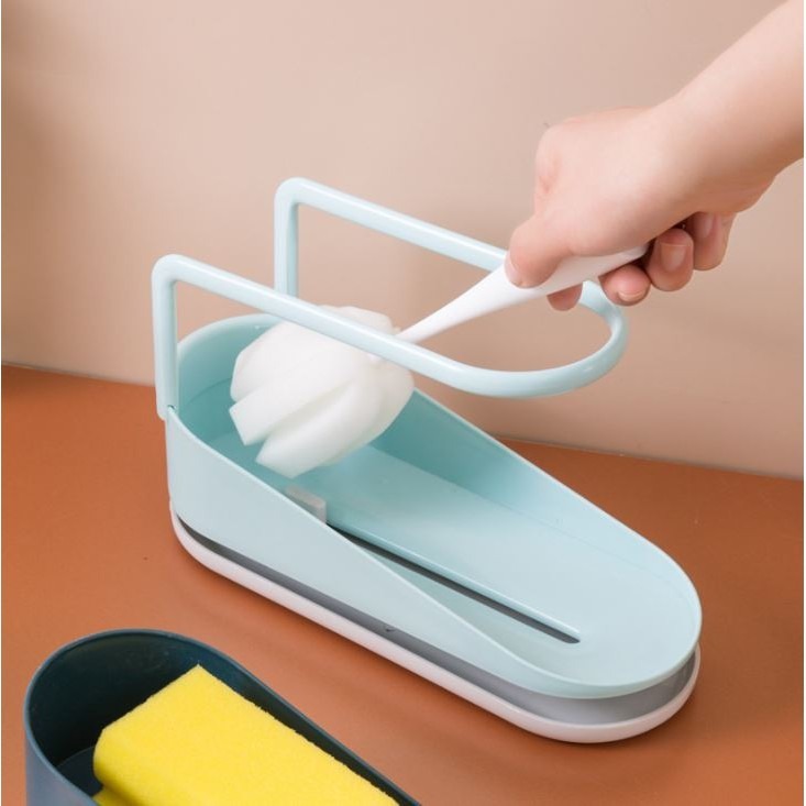 【Hook's嚴選】廚房瀝水架收納盒 雙層伸縮置物架 廚房神器 多功能收納 瀝水盒