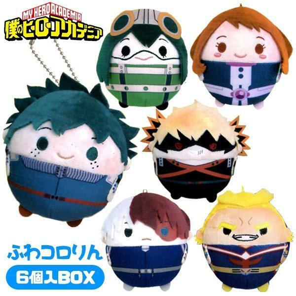 我的英雄學院胖嘟嘟布偶吊飾 (1盒6入)