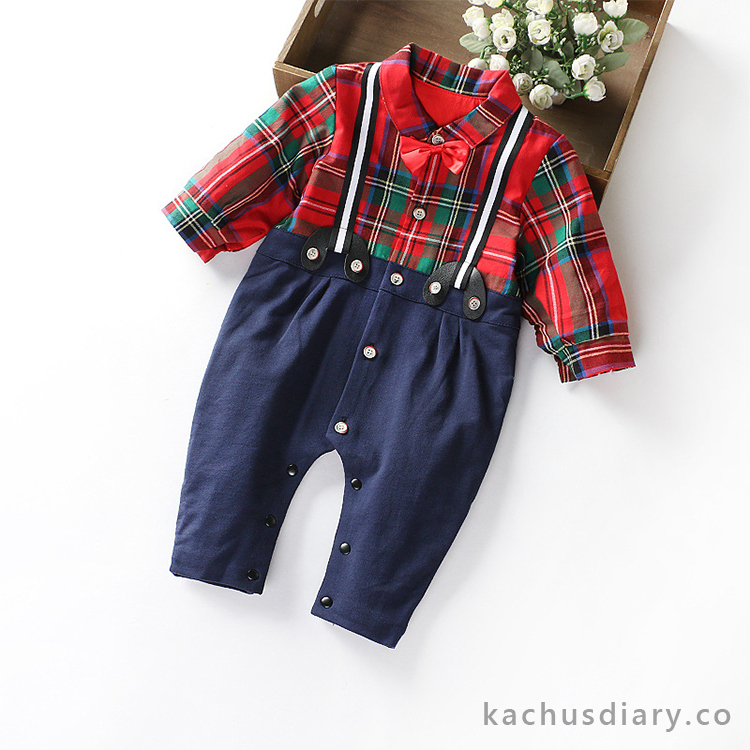children's british style romper