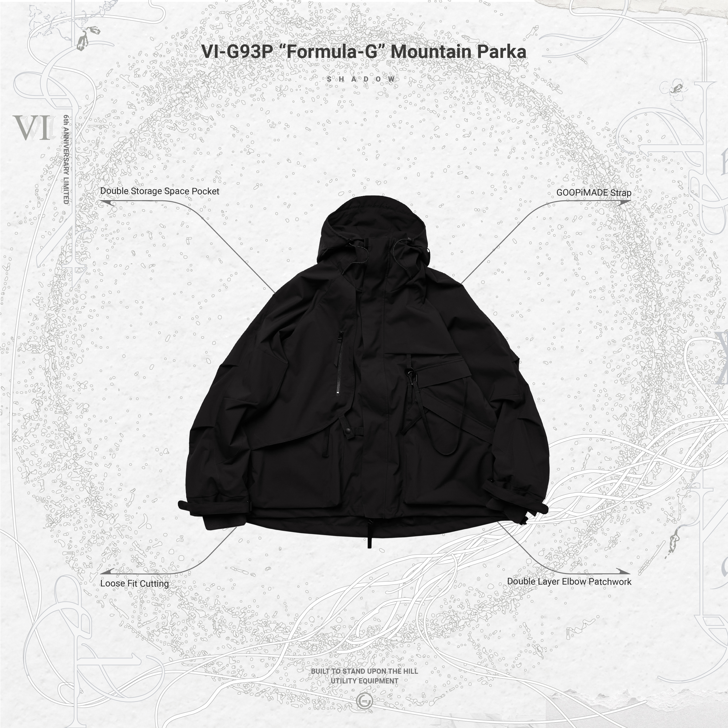 VI-G93P “Formula-G” Mountain Parka - Shadow