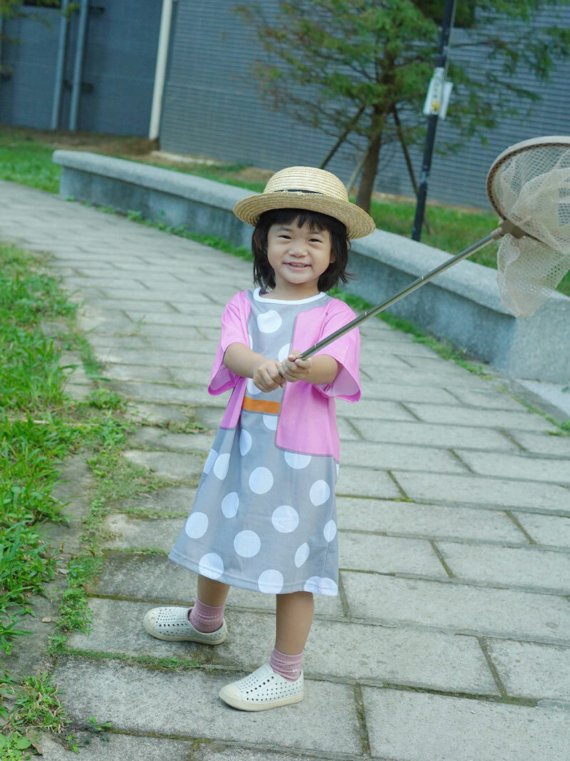 琪琪造型圓領衫 (尺寸：90cm/110cm）