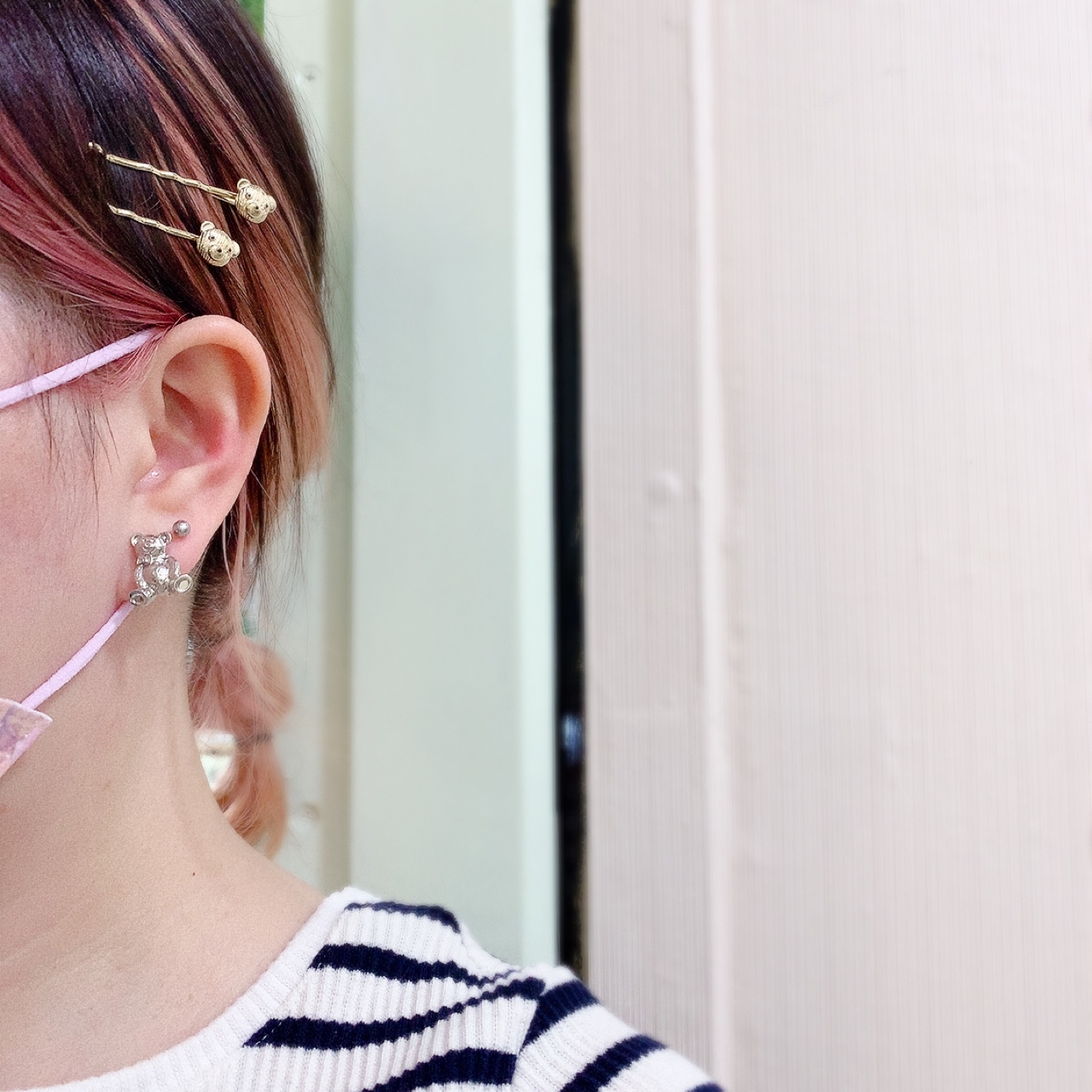 [日本制] 熊仔頭髮夾