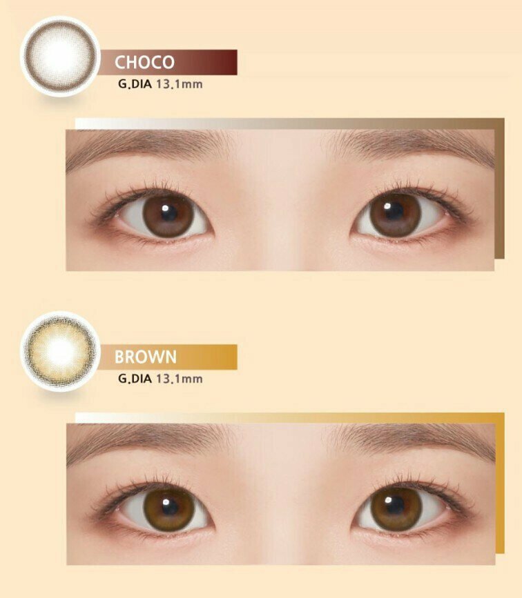 [NEW]  LENAH 1 DAY 30P (Choco /Brown)｜日拋彩妝隱形眼鏡｜每盒30片