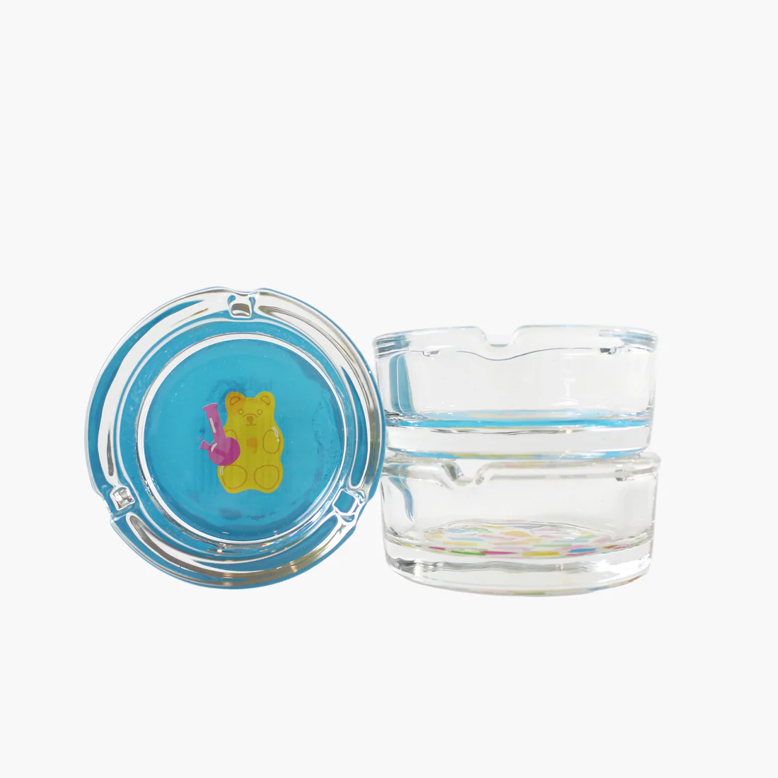 GIDDY GLASS ASHTRAY - BEARY STONED