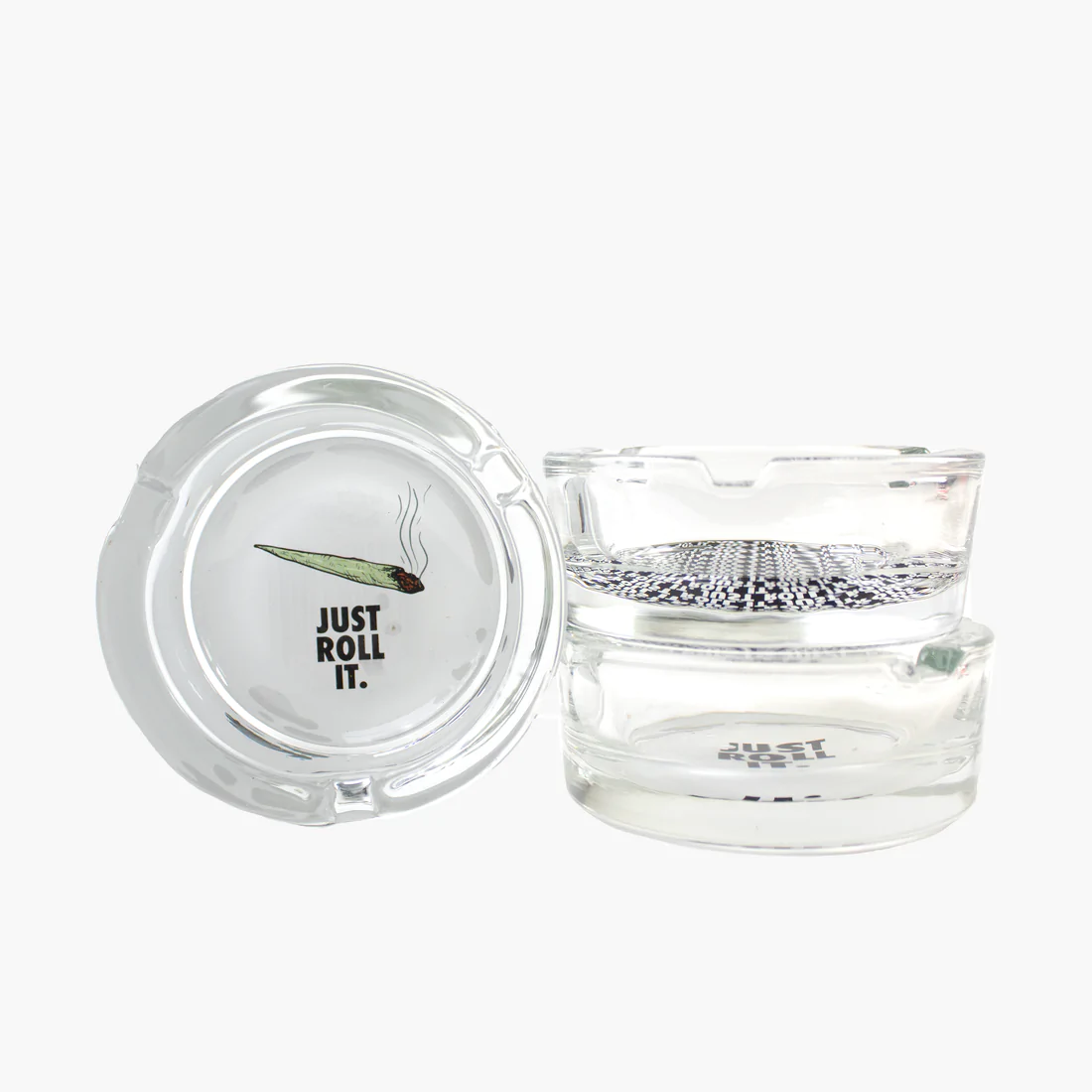 GIDDY GLASS ASHTRAY - JUST ROLL IT