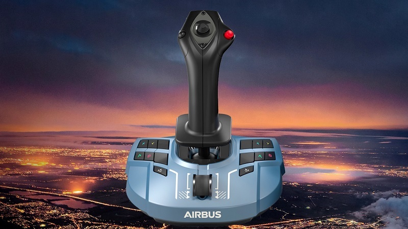 米特3C數位–Thrustmaster TCA Sidestick X Airbus Edition 模擬飛行搖桿 可支援Xbox