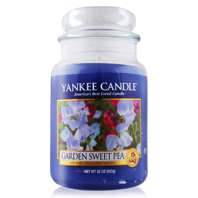 YANKEE CANDLE香氛蠟燭-豆豆花園 Garden Sweet Pea-多款可選
