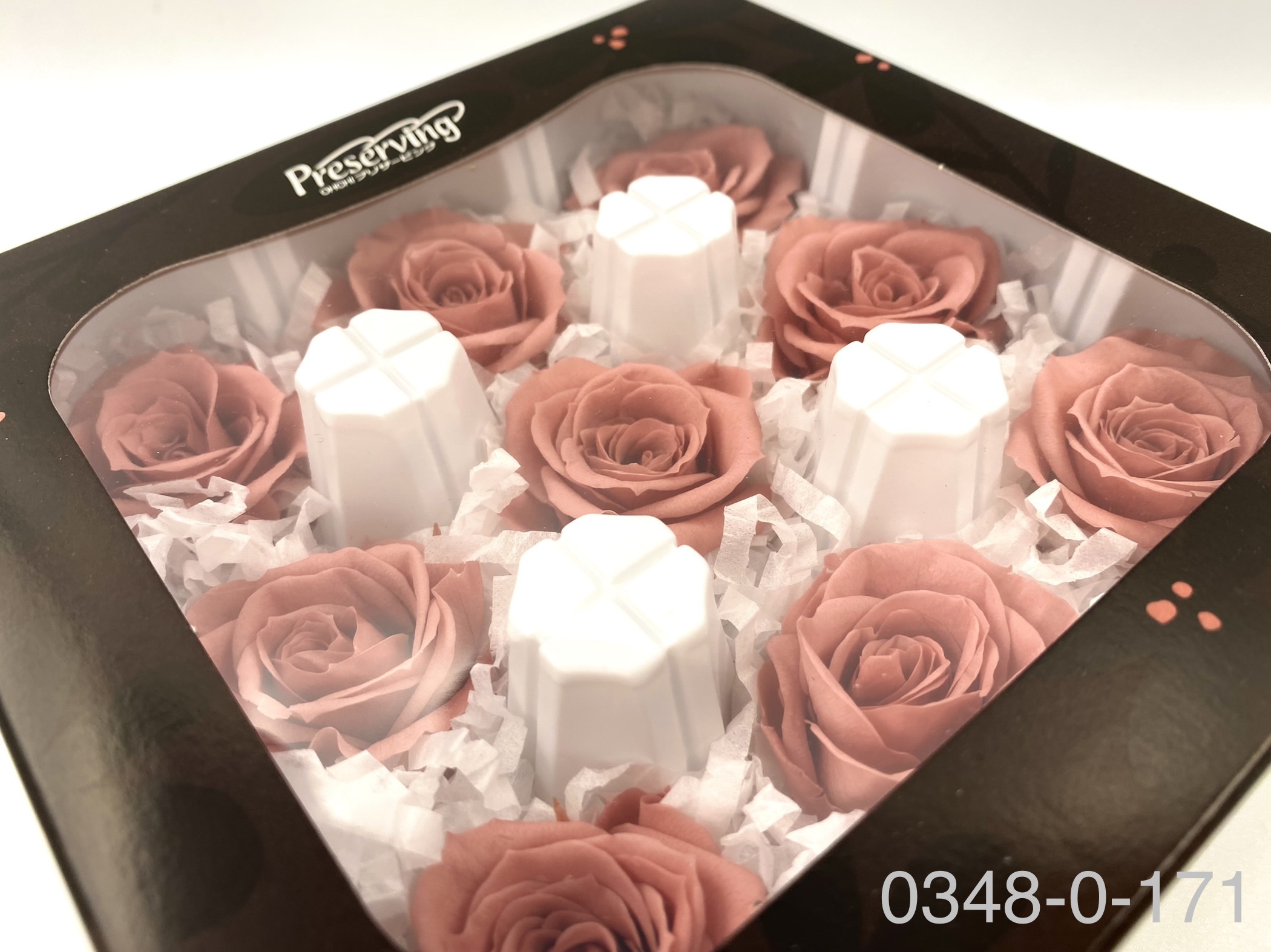 日本不凋中輪玫瑰(9朵) 03480-171