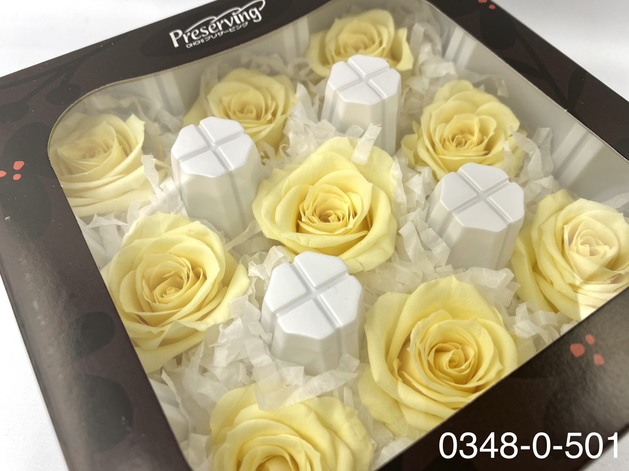 日本不凋中輪玫瑰(9朵) 03480-501