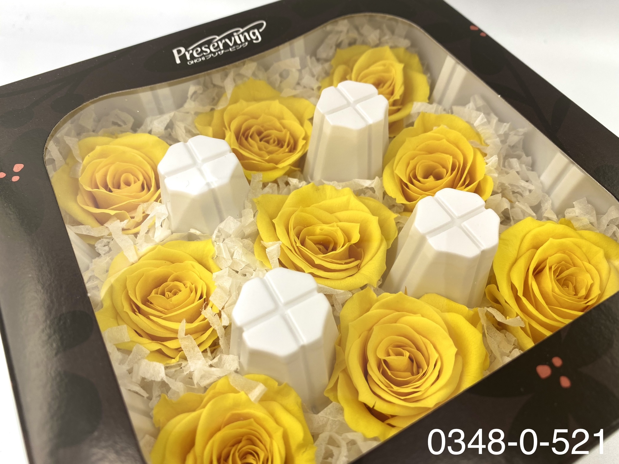 日本不凋中輪玫瑰(9朵) 03480-521