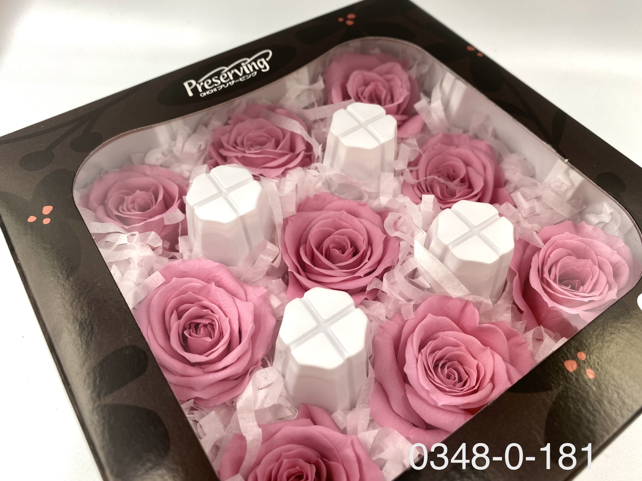 日本不凋中輪玫瑰(9朵) 03480-181