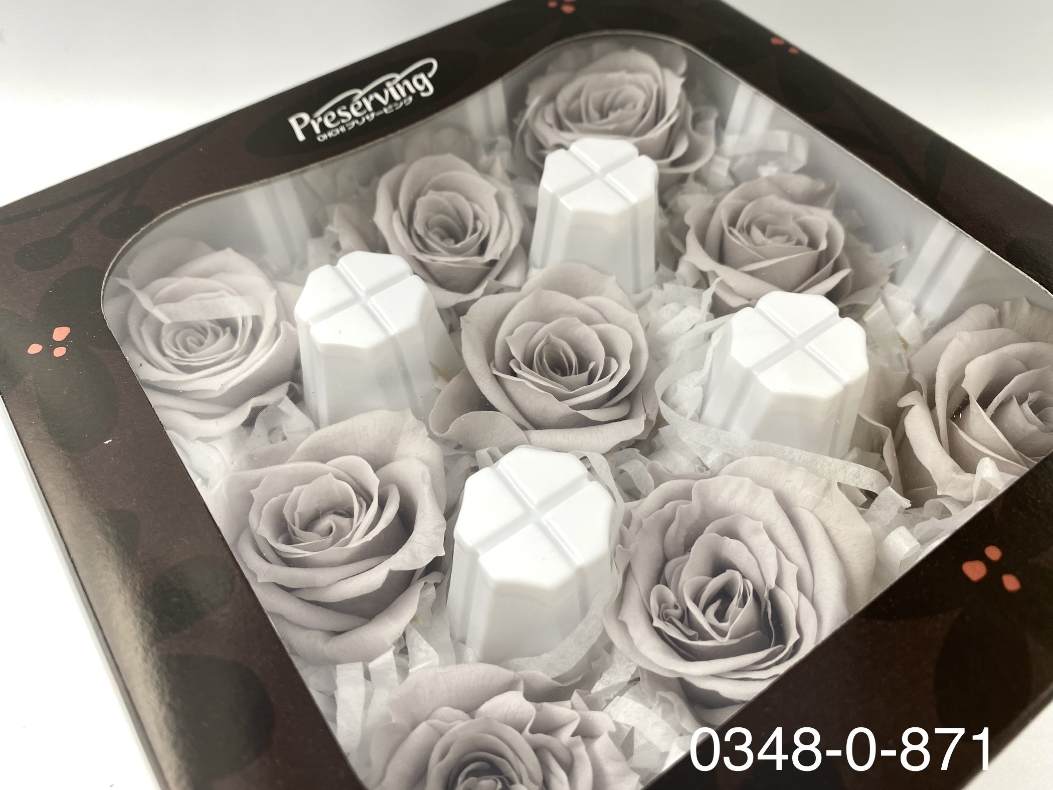 日本不凋中輪玫瑰(9朵) 03480-871