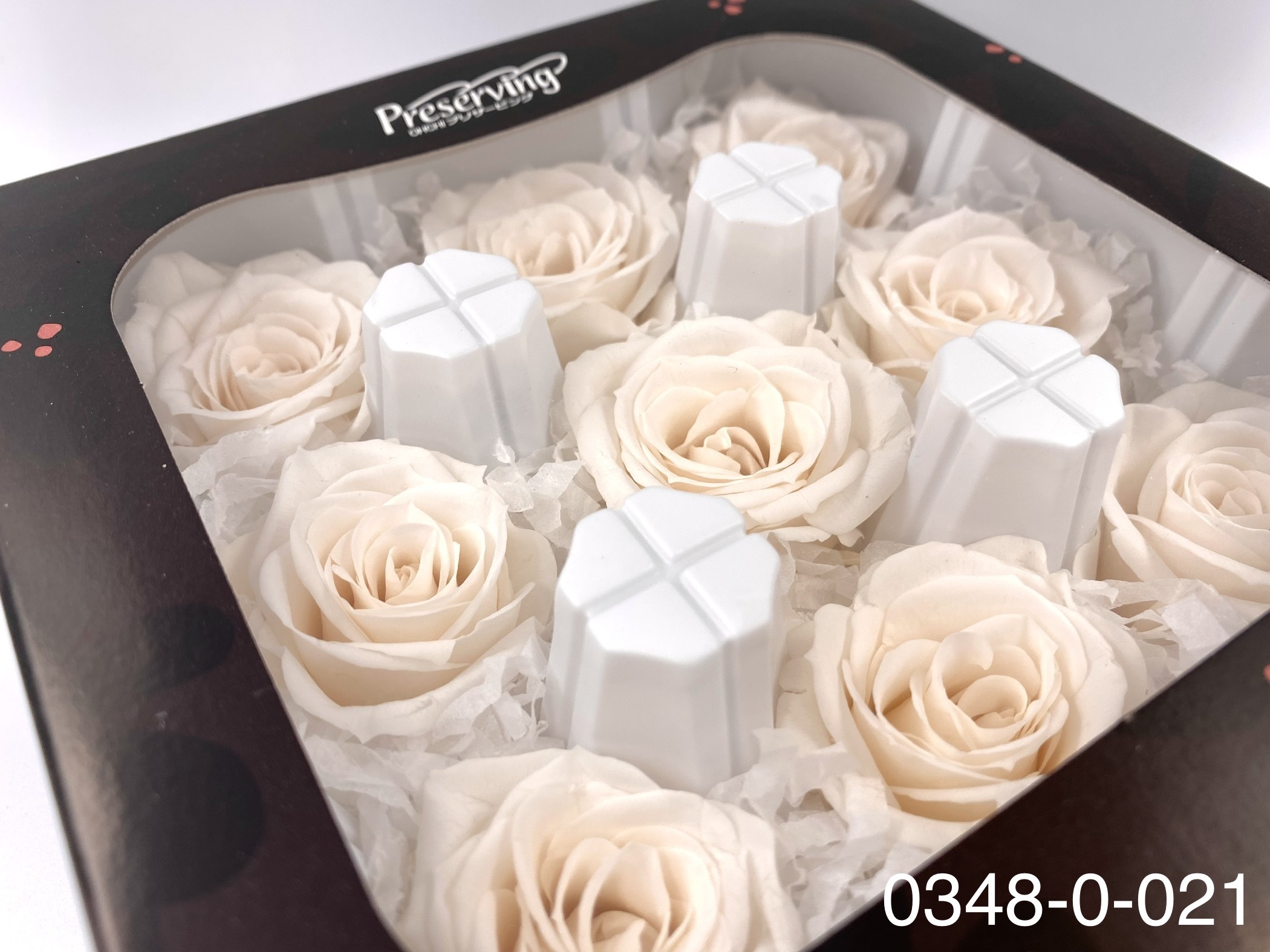 日本不凋中輪玫瑰(9朵) 03480-021