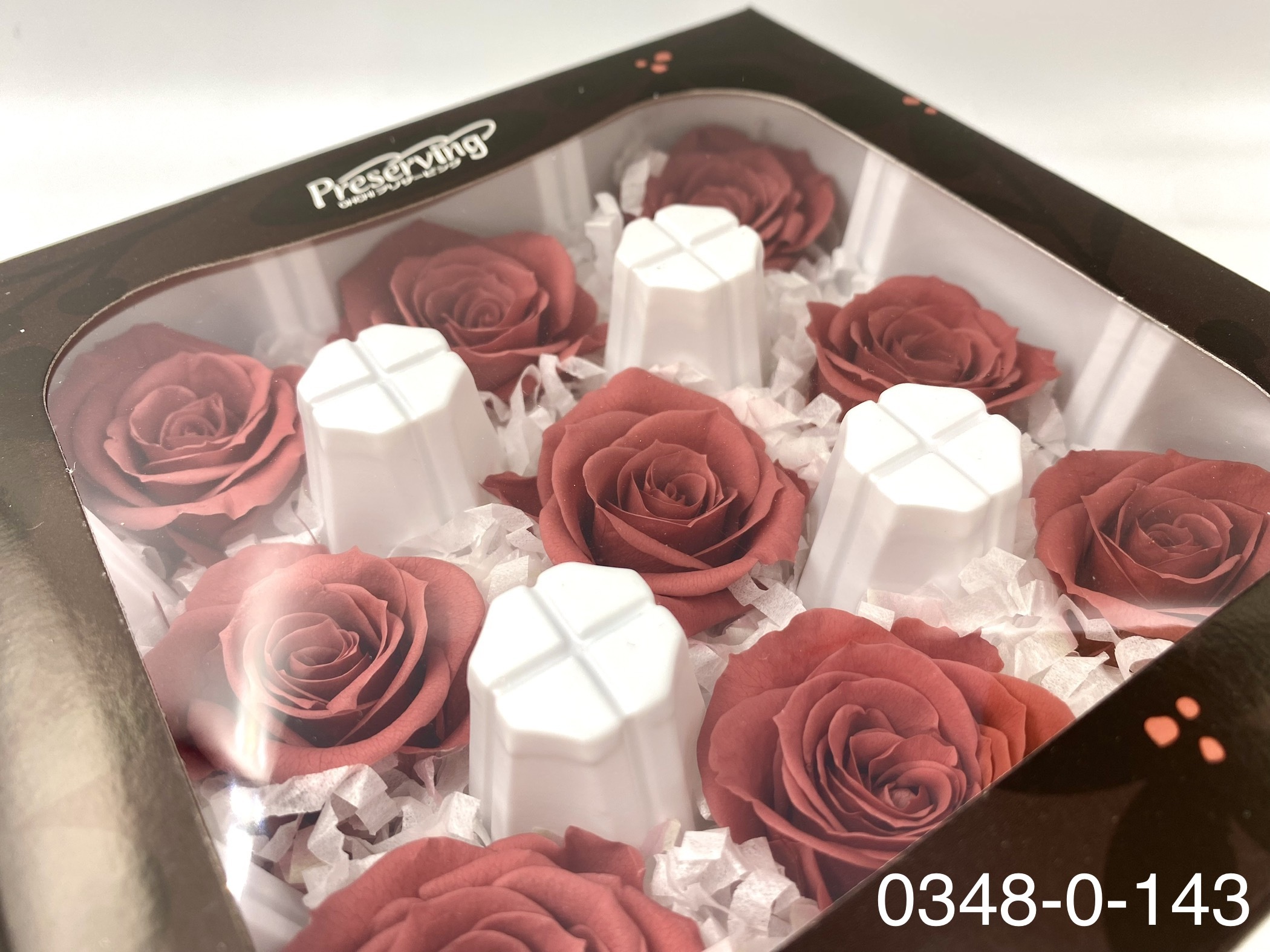 日本不凋中輪玫瑰(9朵) 03480-143