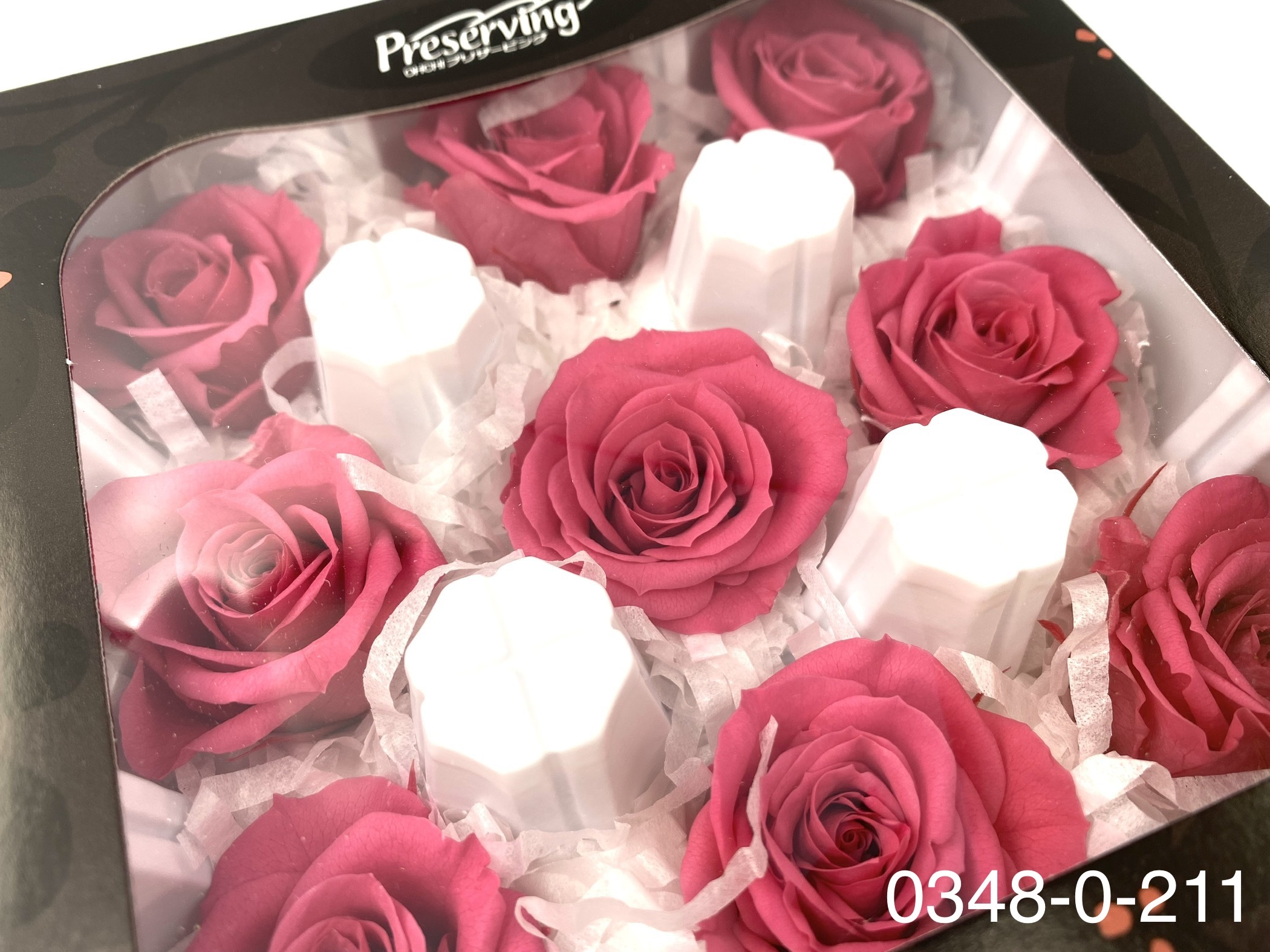 日本不凋中輪玫瑰(9朵) 03480-211