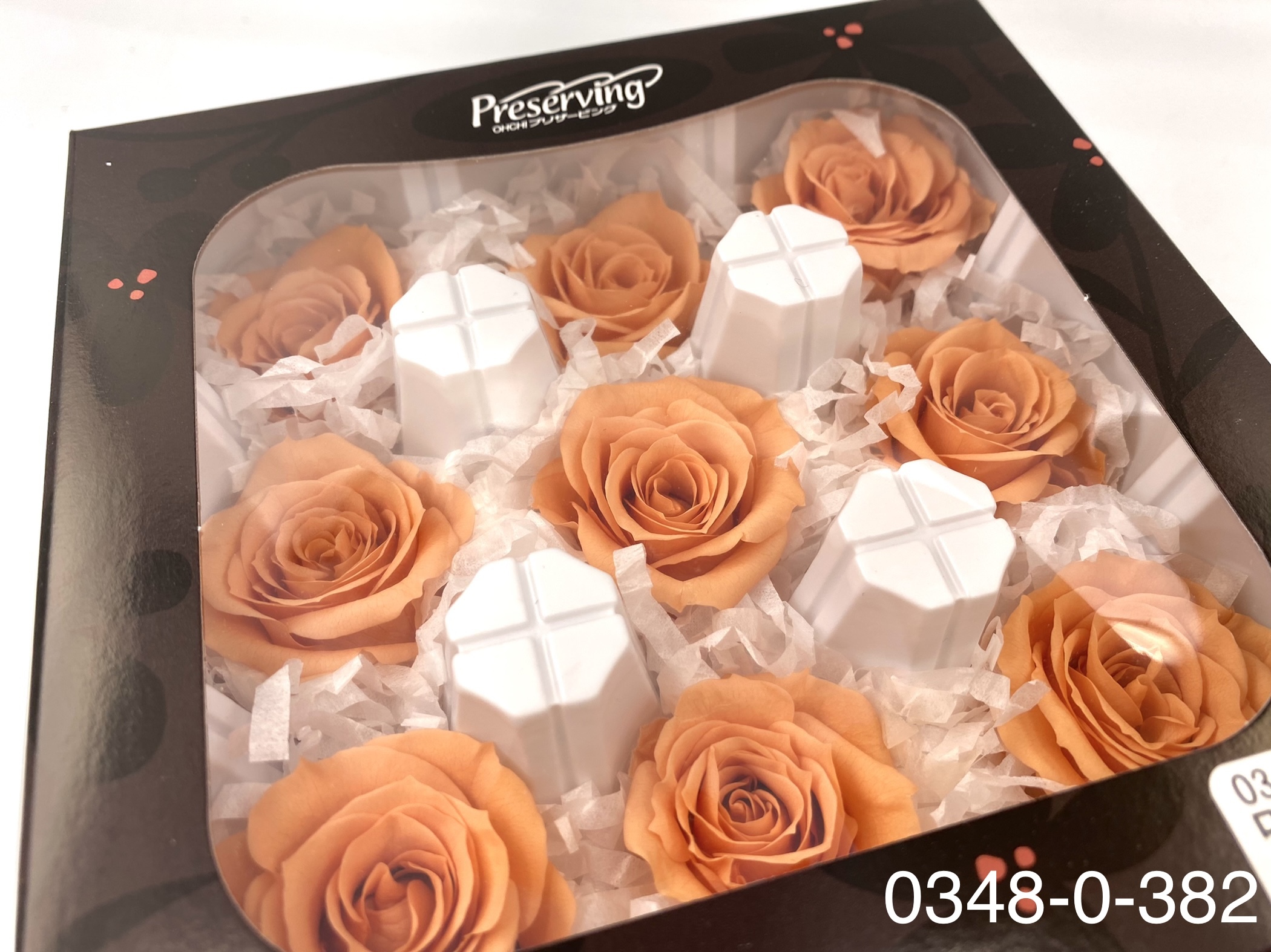 日本不凋中輪玫瑰(9朵) 03480-382