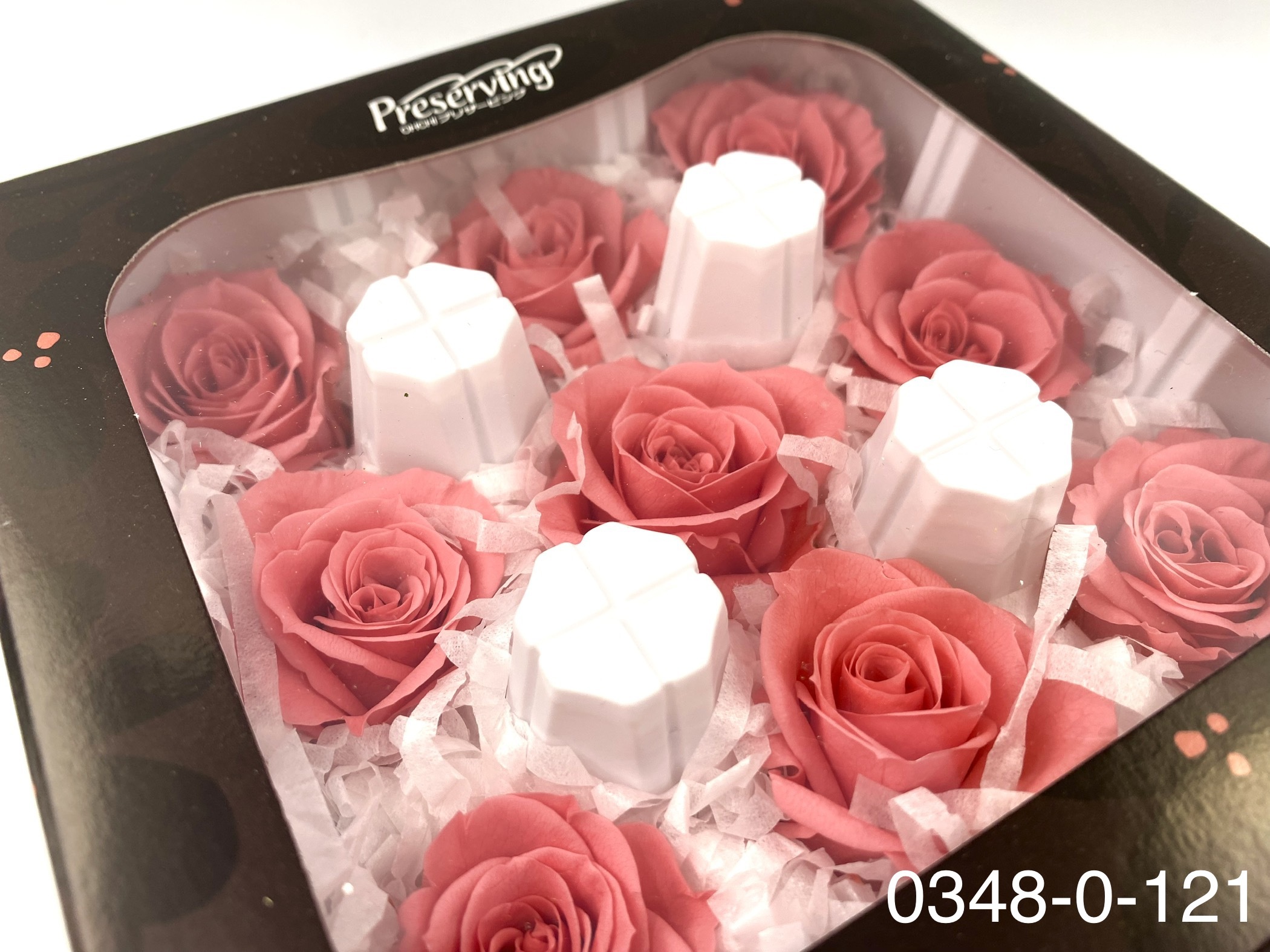 日本不凋中輪玫瑰(9朵) 03480-121