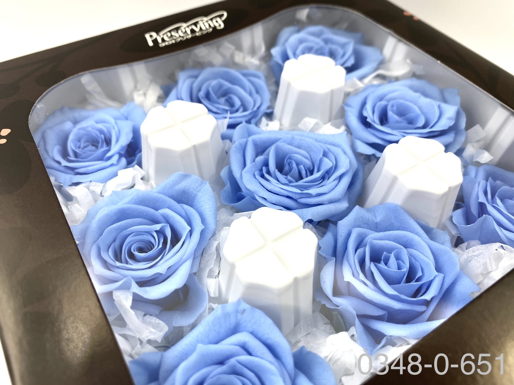 日本不凋中輪玫瑰(9朵) 03480-651