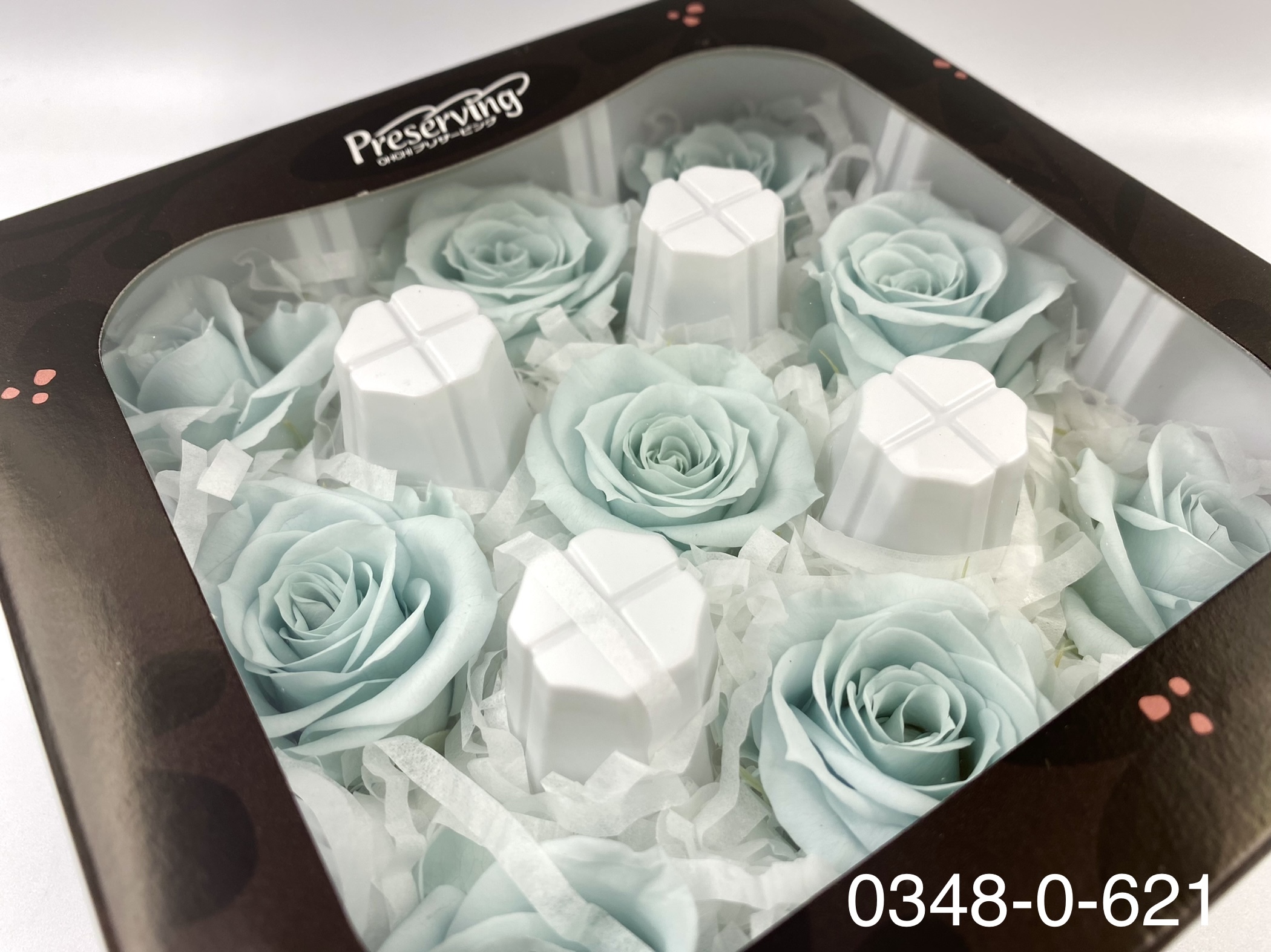 日本不凋中輪玫瑰(9朵) 03480-621