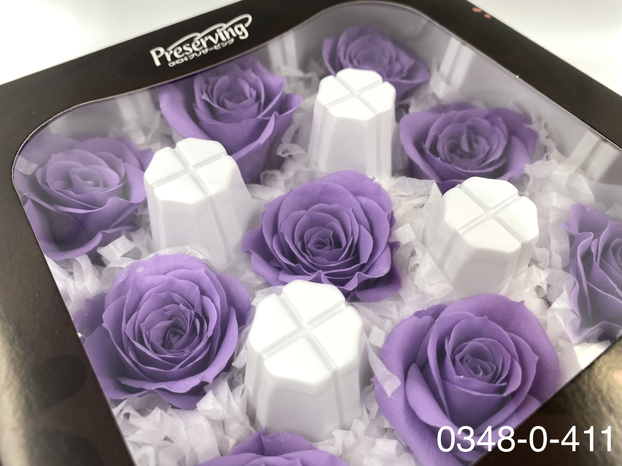 日本不凋中輪玫瑰(9朵) 03480-411