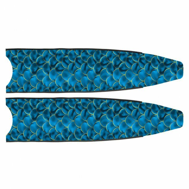 LEADERFINS - 玻璃纖維長蛙板：【限量款】藍紋海妖