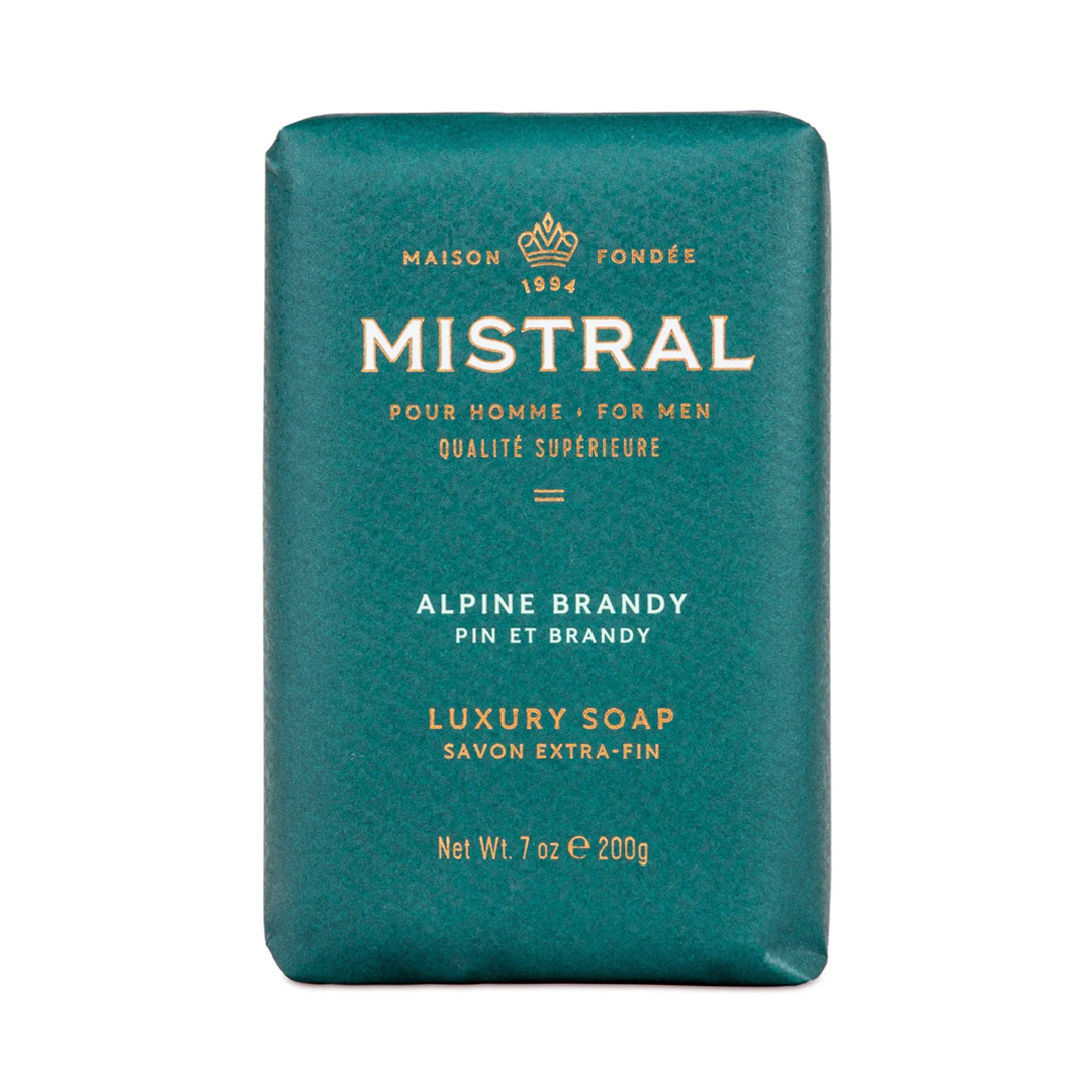 美國 Mistral - 雅馬邑白蘭地 頂級奢華香水皂 / 沐浴香皂（Alpine Brandy）