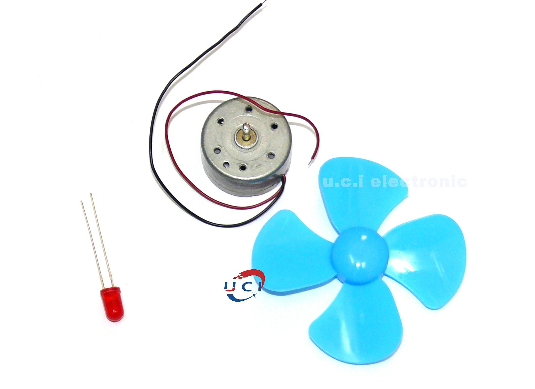 【UCI電子】(1-10) 迷你風力發電機 DIY科技小製作小發明 風力發電