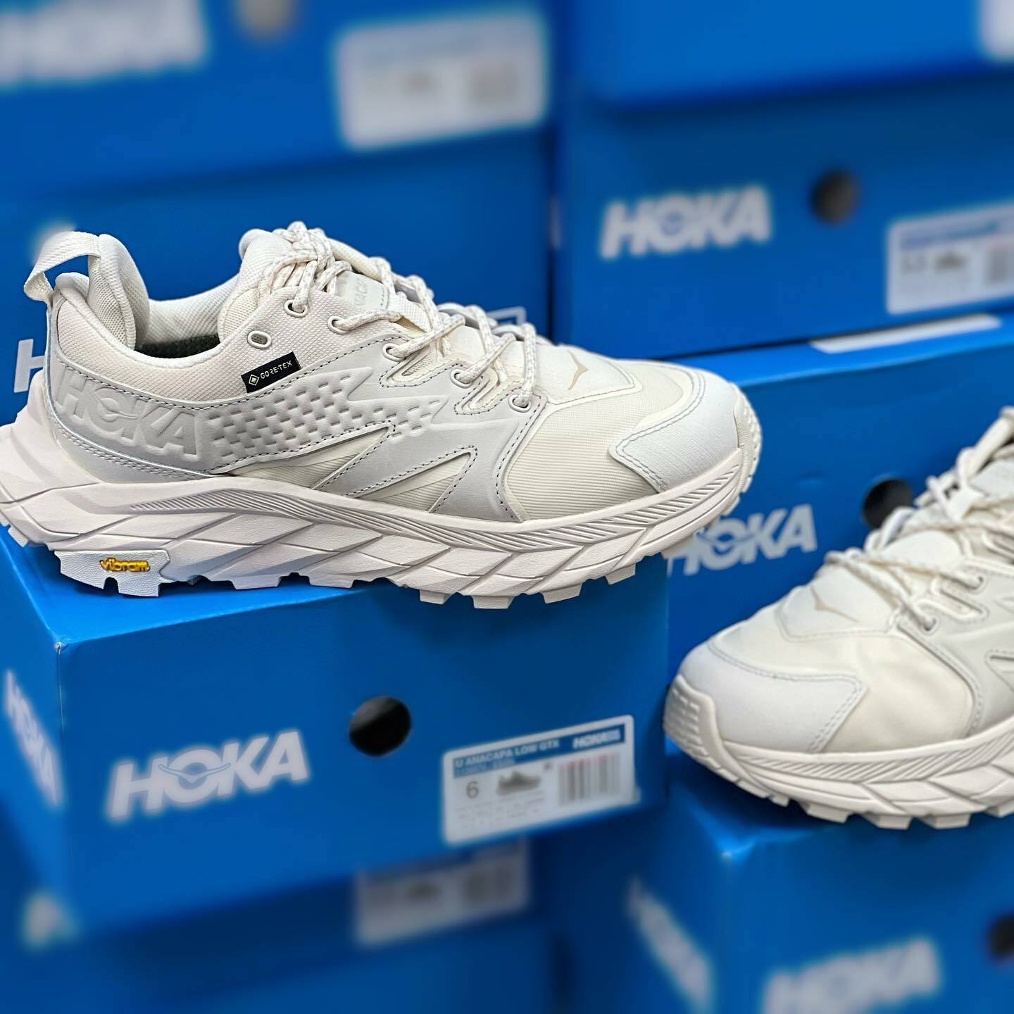 少量現貨～ 新到配色Hoka One One Anacapa Low Gore-Tex 淺沙色