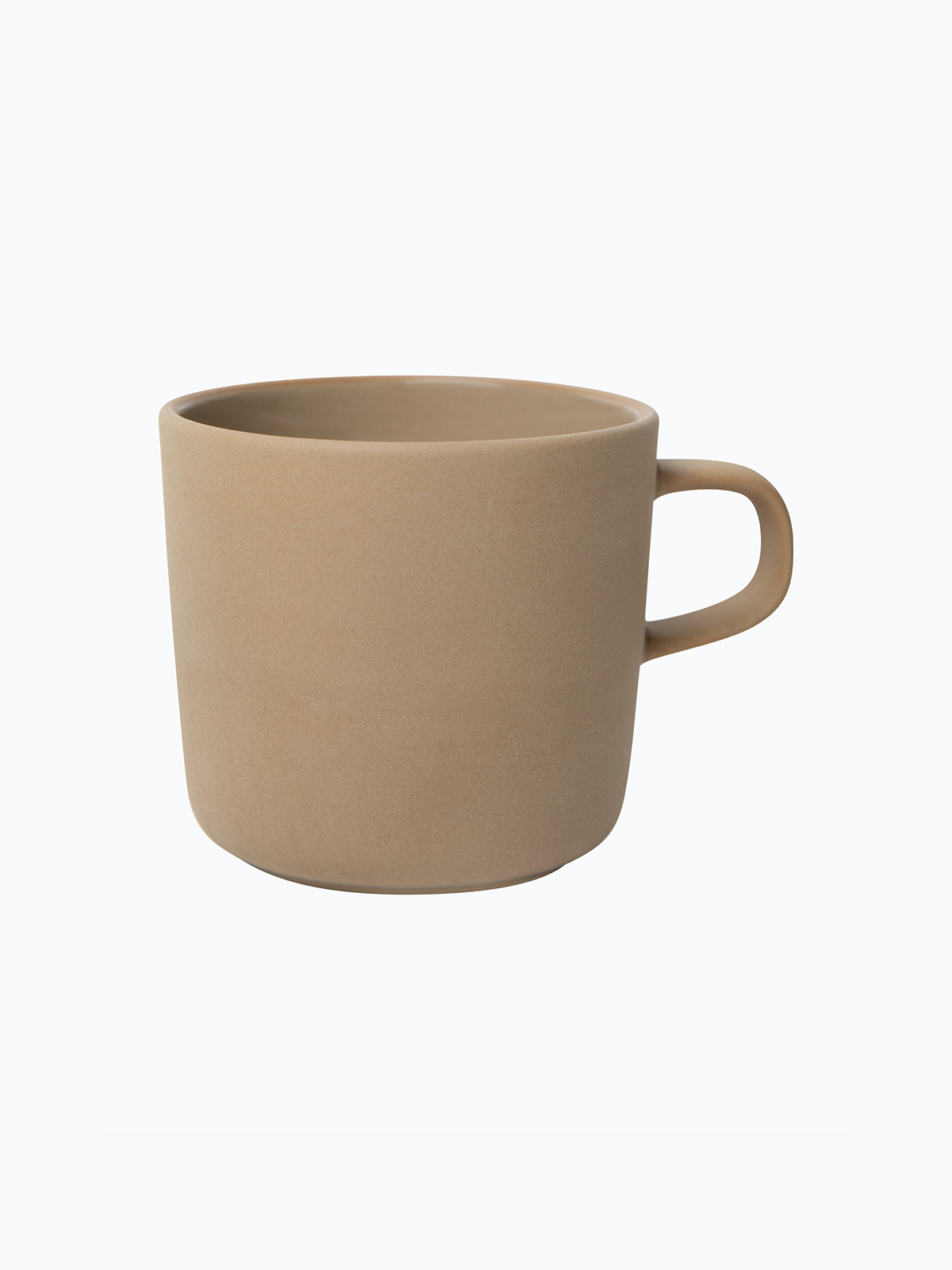 Brown Oiva Coffee Cup With Handle 2DL