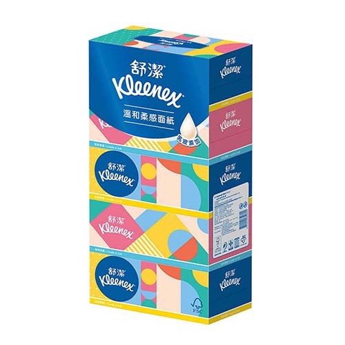 【舒潔】溫和柔感面紙新串袋 180抽X5盒