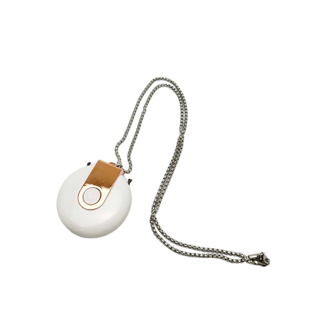 圓形超輕量隨身空氣清淨器(黑白隨機)  1入