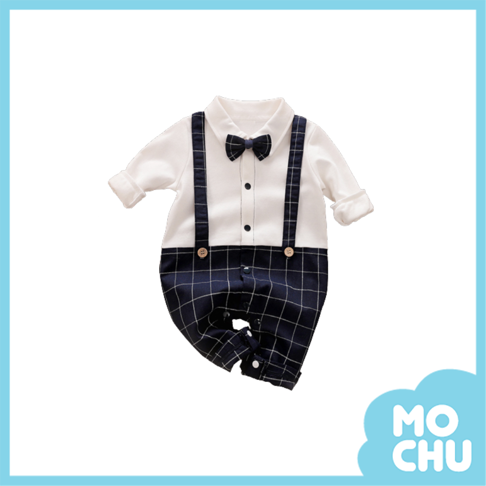 文青方格紳士連身衣(兩色)